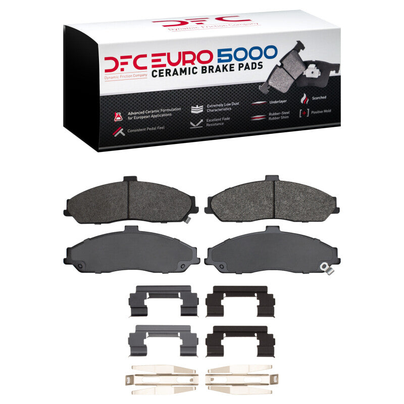 DFC 97-13 Chevrolet Corvette Front Euro 5000 Ceramic Brake Pads and Hardware Kit