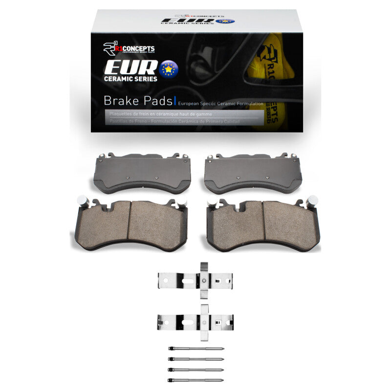 R1 Concepts R1 2007-2025 Audi RS7 Front R1 Euro Ceramic Pads & Hardware Kit