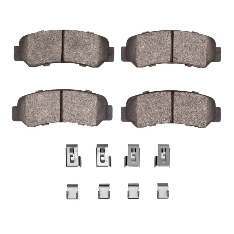 DFC 76-80 Plymouth Arrow Rear 5000 Advanced Semi Metallic Brake Pads and Hardware Kit