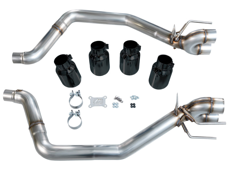 AWE Tuning 05-07 C6 Chevrolet Corvette 6.0L Track Edition Axle-Back Exhaust w/ Diamond Black Tips