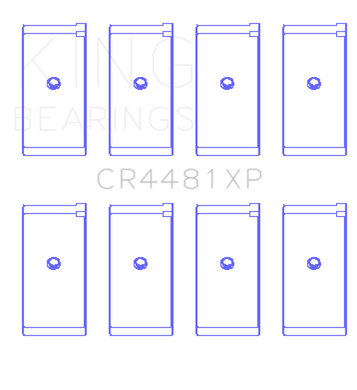 King Engine Bearings Mitsubishi 4G63/4G64 6 Bolt 1st Gen DSM Performance Rod Bearing Set - Size STD