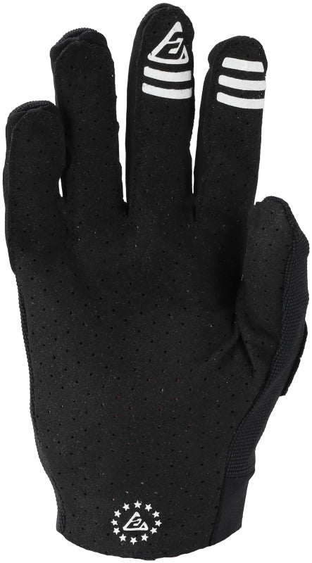 Answer Aerlite Gloves Black/White Youth - XL