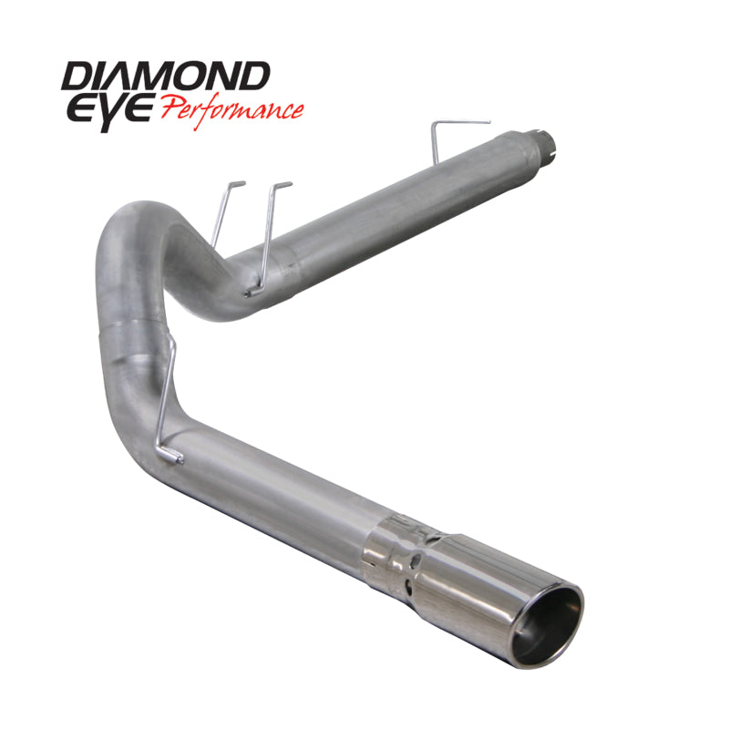 Diamond Eye Performance Diamond Eye KIT 5in Catback RPLCMENT PIPE Single SS: 03-07 FORD 6.0L F250-F350