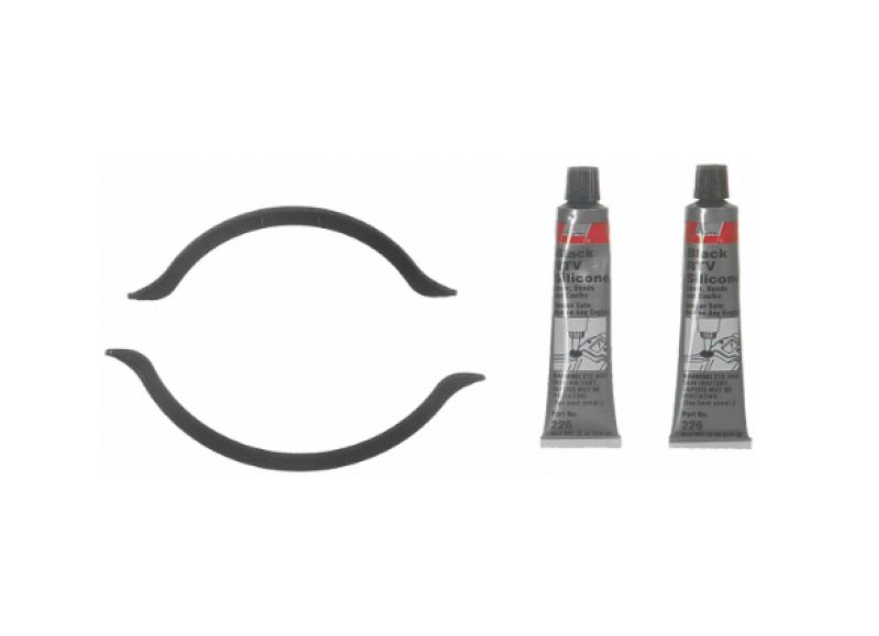 Fel-Pro 01-05 Mazda Miata Engine Oil Pan Gasket Set - RTV Black Silicone w/ Rubber End Seals