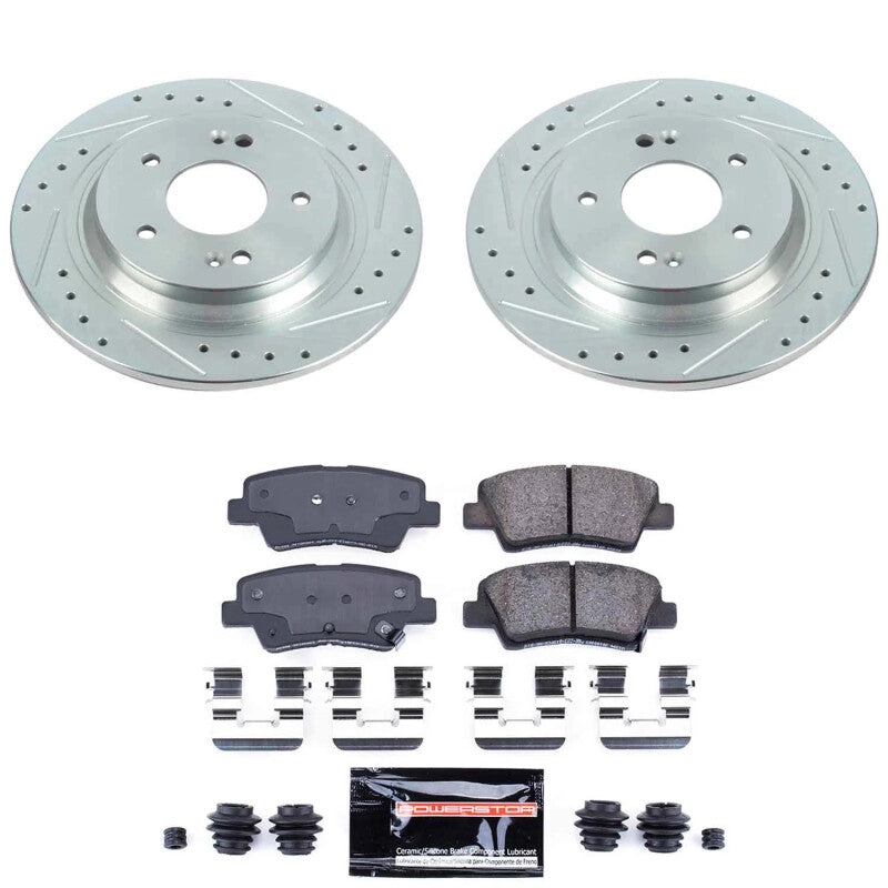 PowerStop Power Stop 22-23 Hyundai Kona AWD Rear Z23 Evolution Brake Kit