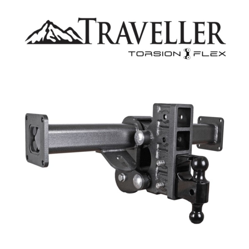 GEN-Y Hitch Gen-Y 27in Traveller Torsion-Flex 2.5in Shank 6in Offset Drop 3.5K TW 21K Hitch Chassis Frame Mount