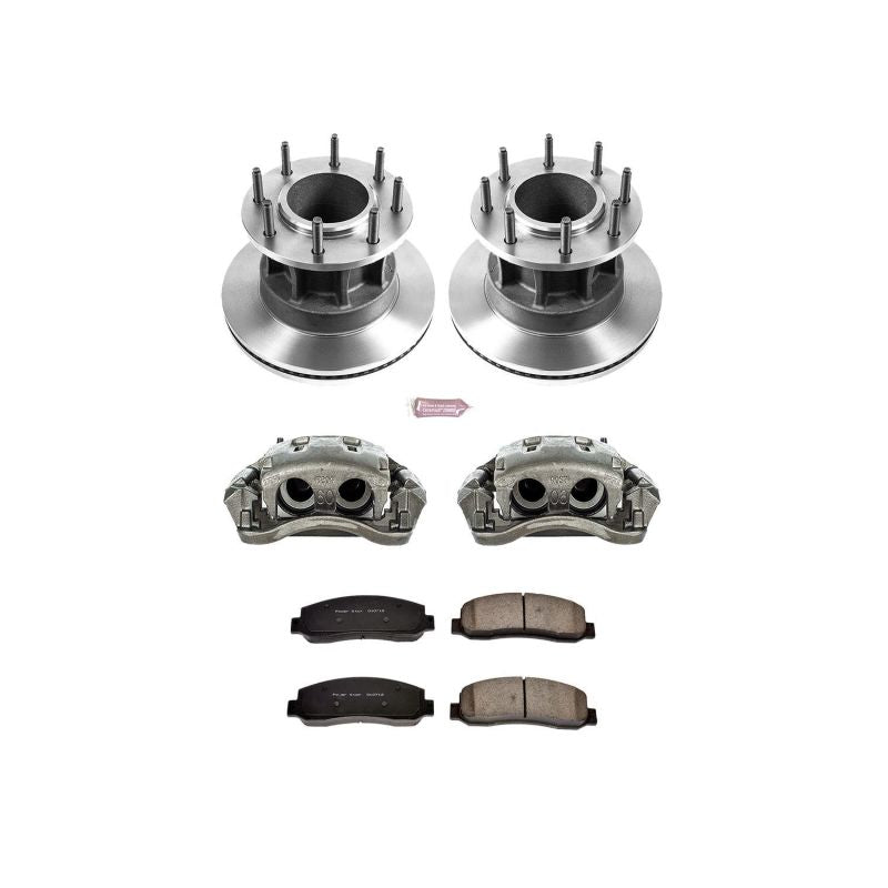 PowerStop Power Stop 07-11 Ford F-350 Super Duty Front Autospecialty Kit w/Cals