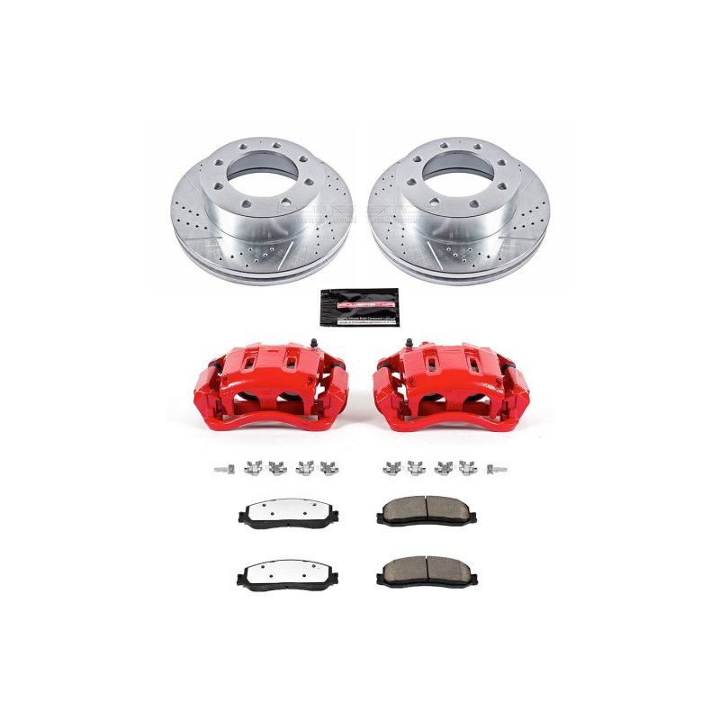 PowerStop Power Stop 2012 Ford F-350 Super Duty Front Z36 Truck & Tow Brake Kit w/Calipers