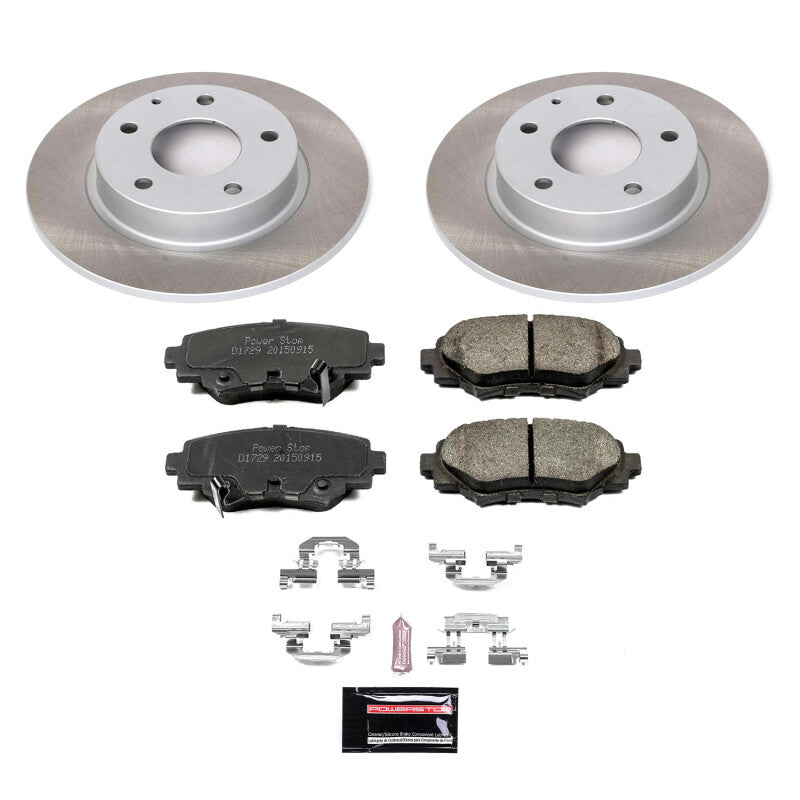 PowerStop Power Stop 14-16 Mazda 3 Rear Semi-Coated Rotor Kit