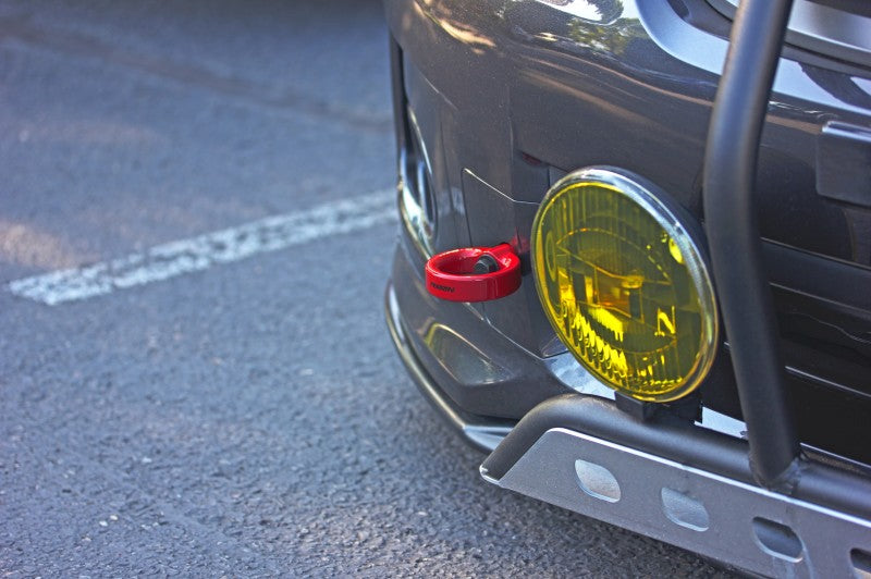Perrin Performance PERRIN 08-14 Subaru WRX & STI / 08-11 Impreza / 05-09 Legacy Tow Hook Kit (Front) - Red
