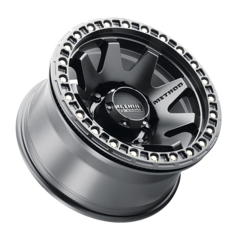 Method Wheels Method MR108 17x9 -44mm Offset 8x6.5 130.81mm CB Matte Black w/BH-H24125-38 Wheel