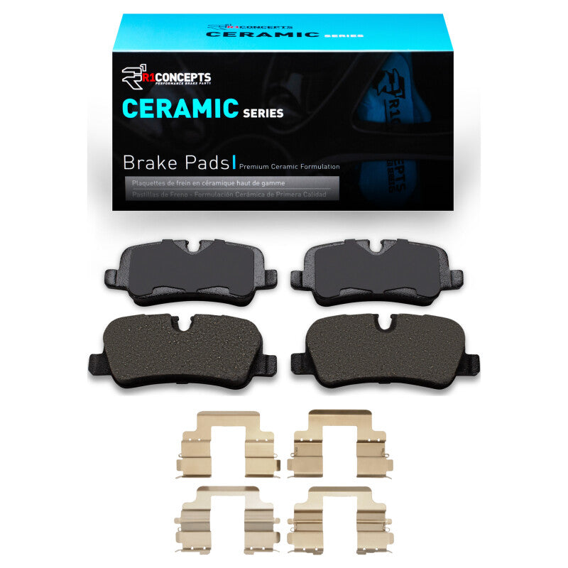 R1 Concepts R1 10-13 Land Rover Range Rover Sport Rear Ceramic Pads & Hardware Kit