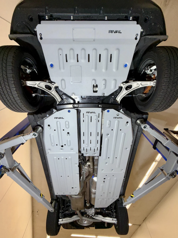 Rival 4x4 Rival 22-26 Ford Ranger Ford Maverick Hybrid Aluminum Driver Underside Skid Plate