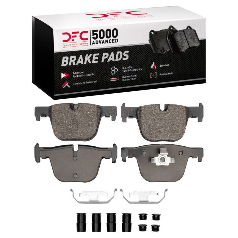 DFC 12-20 BMW 435i Rear 5000 Advanced Low Metallic Brake Pads and Hardware Kit