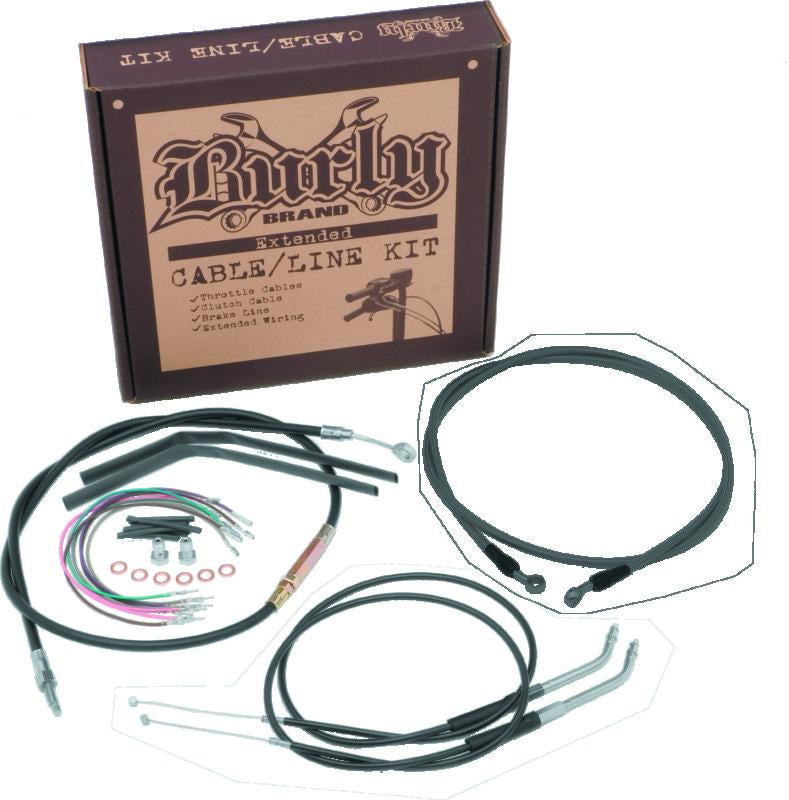 Burly Brand Dyna Control Kit 16in - Black
