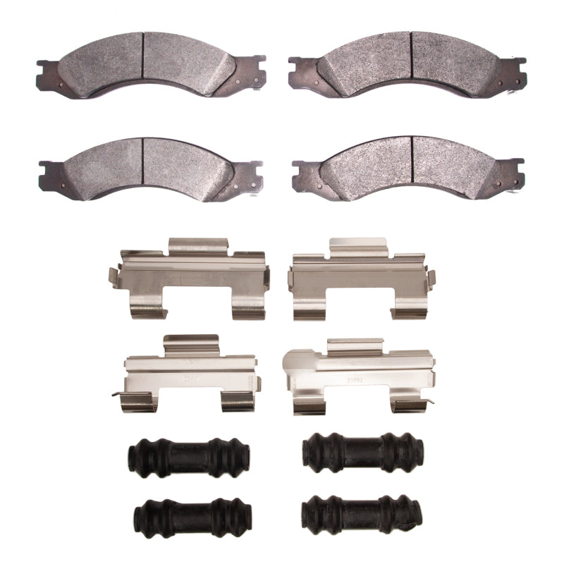 R1 Concepts R1 04-10 Chevrolet C4500 Kodiak Rear Semi Met Pads & Hardware Kit