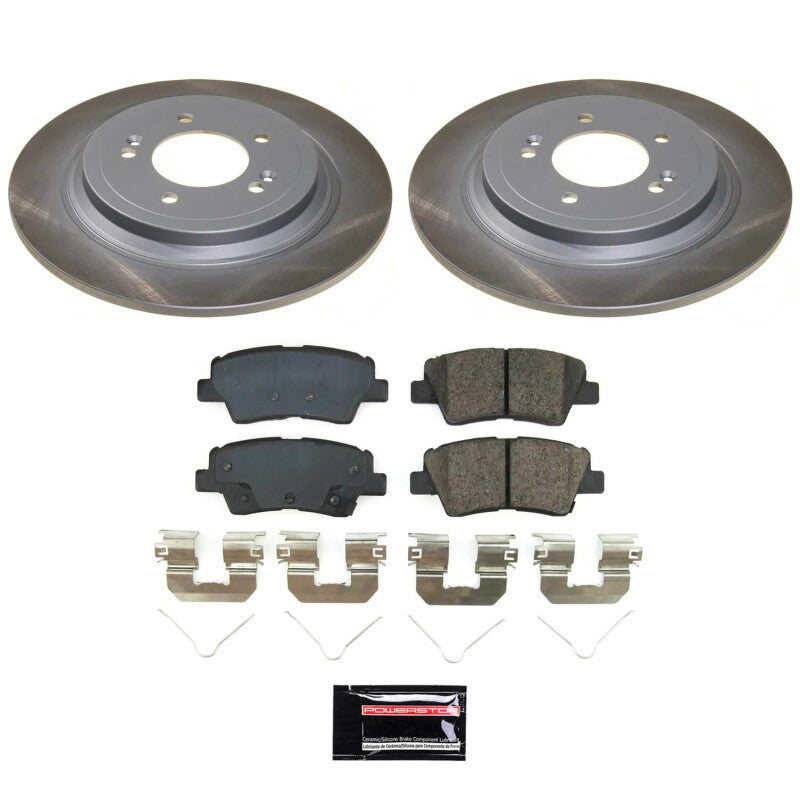 PowerStop Power Stop 19-22 Hyundai Nexo Rear Semi-Coated Rotor Kit