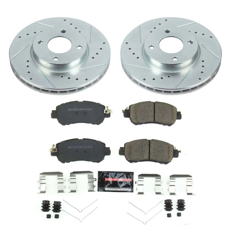 PowerStop Power Stop 18-19 Nissan Kicks Front Z23 Evolution Sport Brake Kit