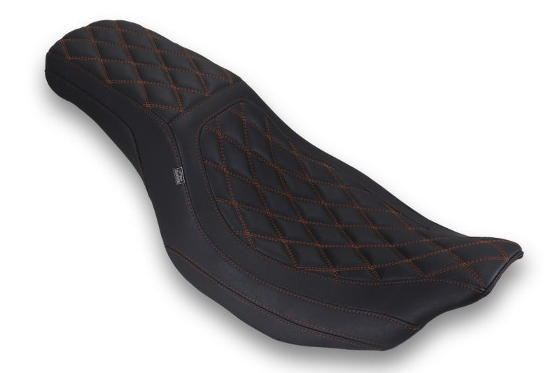 Mustang Motorcycle Mustang 23-25 HD Dble Diamond Low Squareback CVO Road Glide (ST), Rd Glide and Str Glide Black/MO