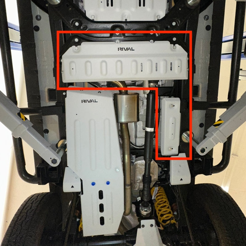 Rival 4x4 Rival Ineos Grenadier Quartermaster Aluminum Transfer Case Skid Plate