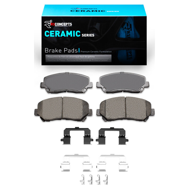 R1 Concepts R1 2013-2025 Mazda CX-5 Front R1 Ceramic Pads & Hardware Kit