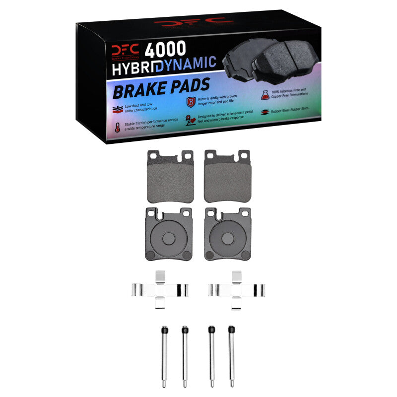 DFC 91-03 Mercedes-Benz 300SE Rear 4000 HybriDynamic Brake Pads and Hardware Kit
