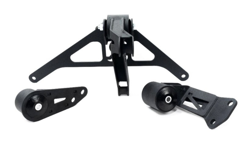 Innovative Mounts Innovative 90-05 NSX K-Series/K20 Manual Transmission Black Steel Mount Kit 85A Bushings