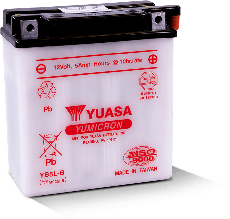 Yuasa Battery Yuasa YB5L-B Yumicron 12-Volt Battery