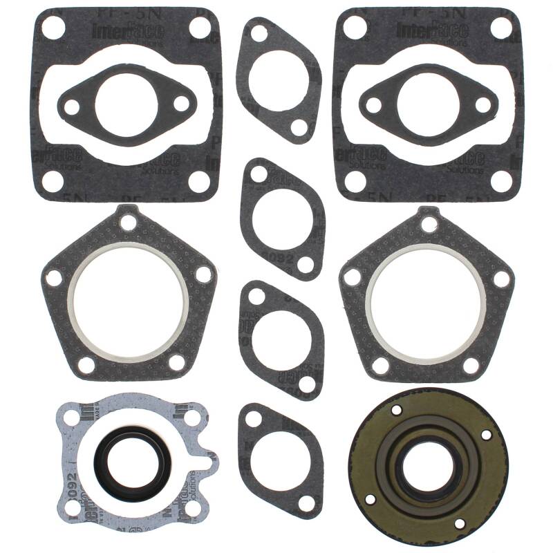 Vertex Pistons Vertex Gaskets 72-74 Polaris Charger/Colt/Colt SS/TX Complete Gasket Kit w/ Oil Seals