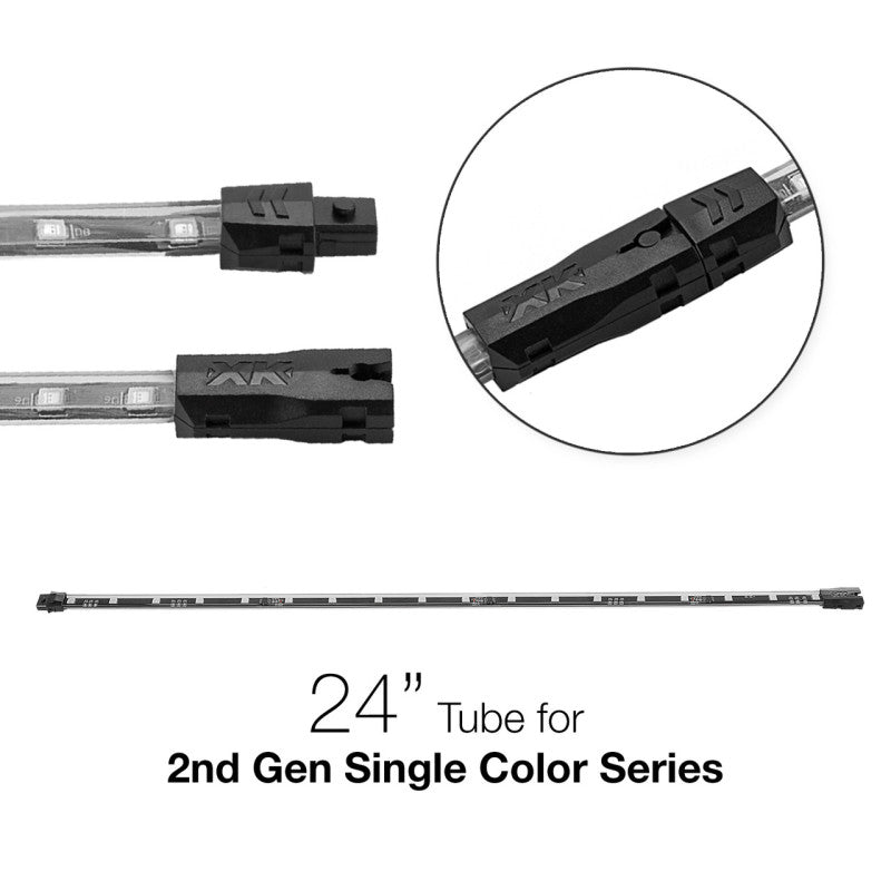 XKGLOW XK Glow Single Color 24in Tube Single Color LIGHT BLUE - 2nd Gen