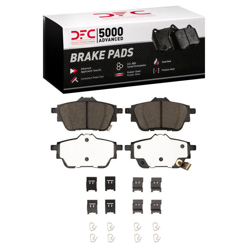 DFC 20-25 Nissan Sentra Rear 5000 Advanced Ceramic Brake Pads and Hardware Kit