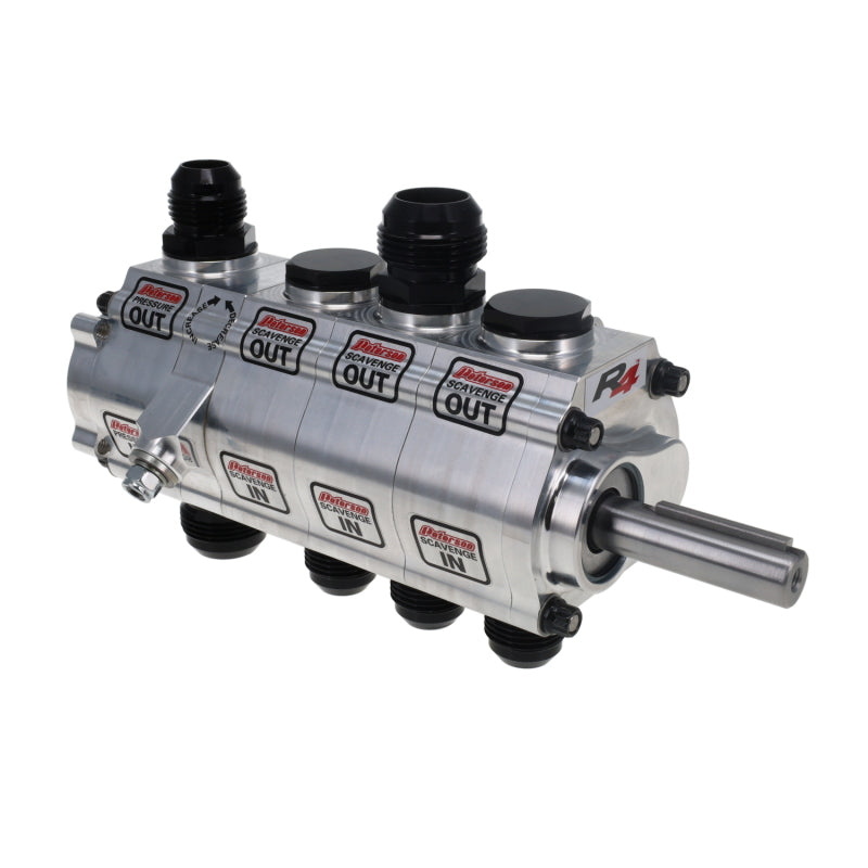 Peterson Fluid Systems R4 4-Stage Oil Pump - Right Side Mount - Rear Drive