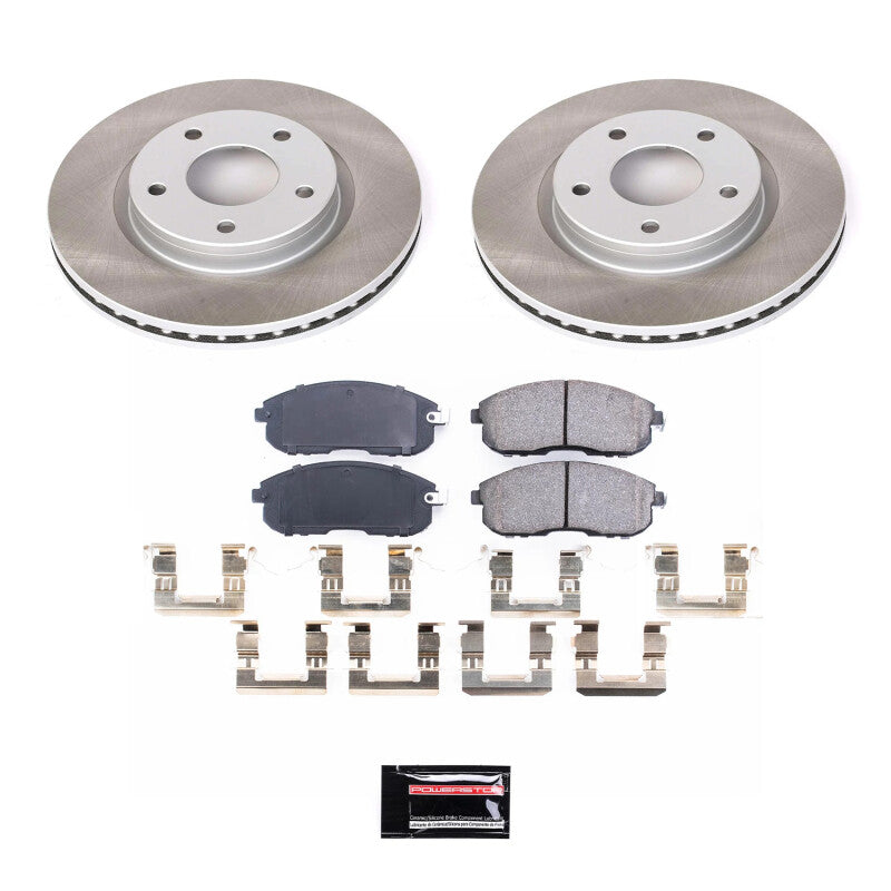 PowerStop Power Stop 13-19 Nissan Sentra Front Semi-Coated Rotor Kit