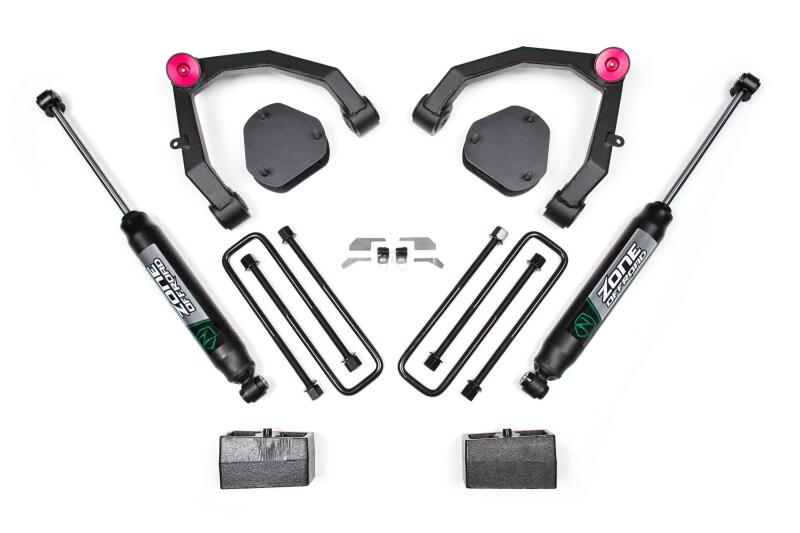 Zone Offroad 07-13 Chevy 1500 2WD 3.5in UCA System