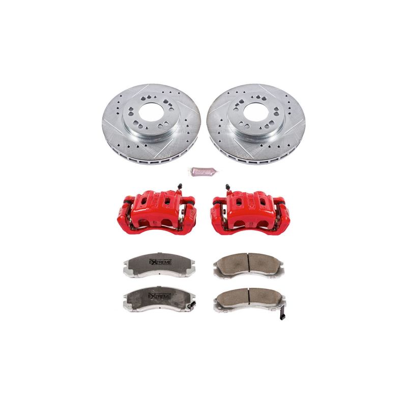 PowerStop Power Stop 94-97 Eagle Talon Front Z26 Street Warrior Brake Kit w/Calipers
