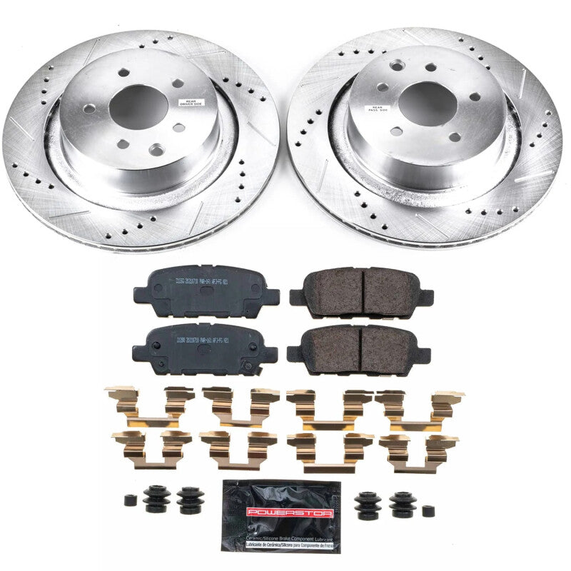 PowerStop Power Stop 14-15 Infiniti Q60 Rear Z23 Evolution Brake Kit
