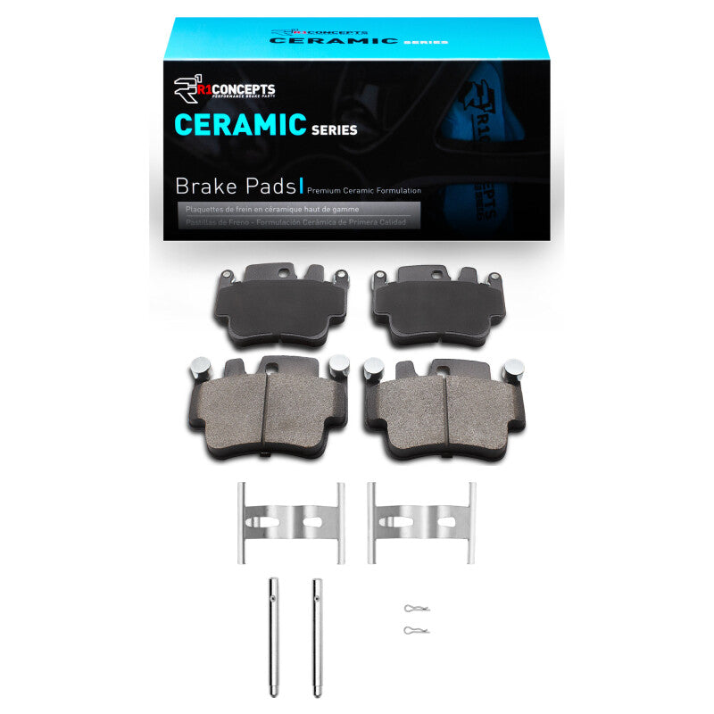 R1 Concepts R1 98-05 Porsche 911 Front/Rear Ceramic Pads & Hardware Kit
