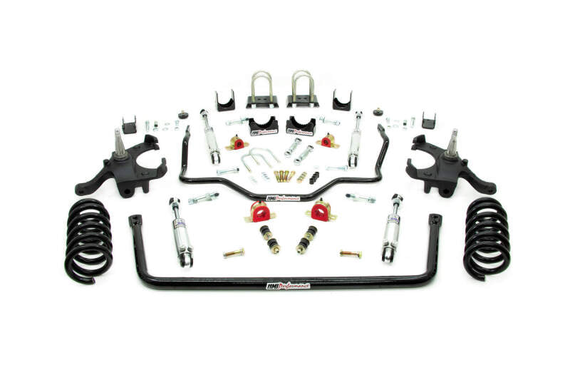UMI Performance 73-87 GM C10 Handling and Lowering Kit Stage 2.5 4.5in F/6in R Viking Shocks - Black