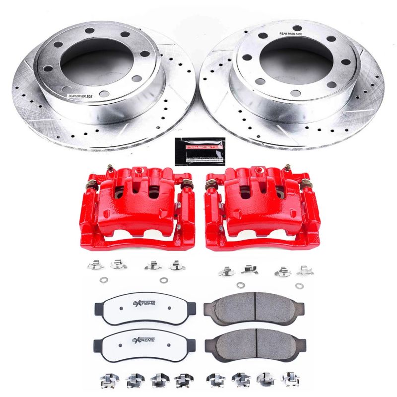 PowerStop Power Stop 10-13 Ford F-250 Super Duty Rear Z36 Truck & Tow Kit w/Cals