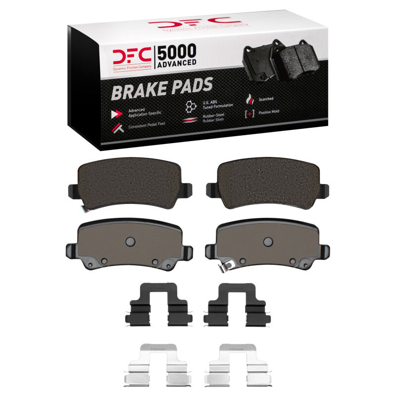 DFC 16-17 Hyundai Azera Rear 5000 Advanced Ceramic Brake Pads and Hardware Kit