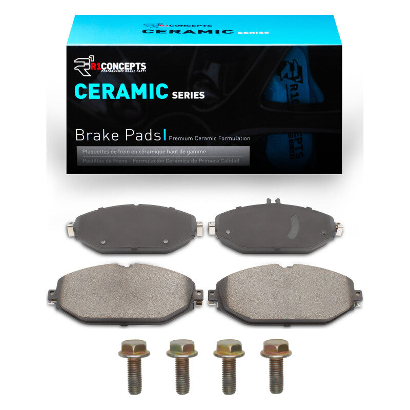 R1 Concepts R1 2015-2023 Mercedes-Benz C300 Sedan Front R1 Ceramic Pads & Hardware Kit
