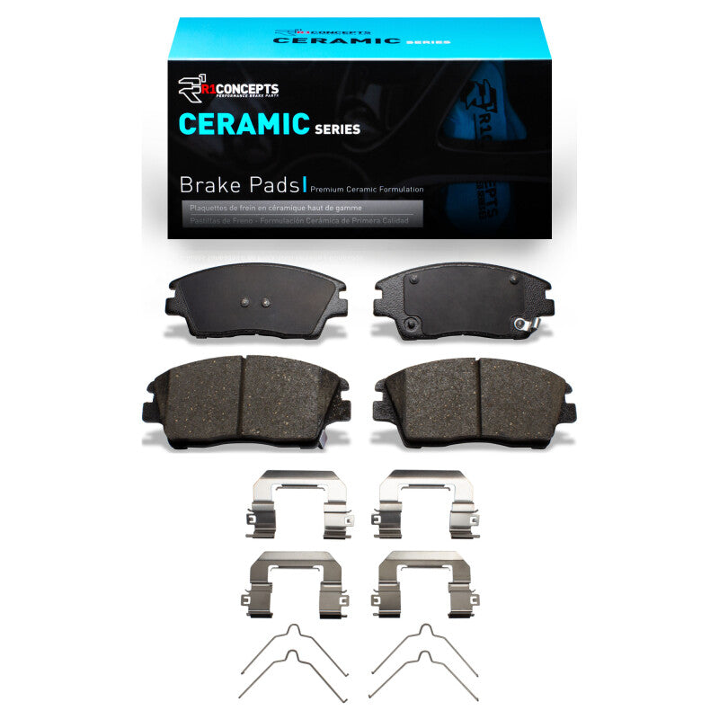 R1 Concepts R1 17-22 Kia Sportage (USA/Canada) Front Ceramic Pads & Hardware Kit