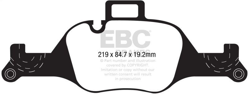 EBC 2022 BMW 430 Gran Coupe G26 2.0T Front Bluestuff Brake Pads