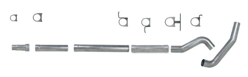 Diamond Eye Performance Diamond Eye KIT 5in Catback MFLR RPLCMENT PIPE Single AL: 94-97 FORD 7.3L F250/F350 PWRSTROKE