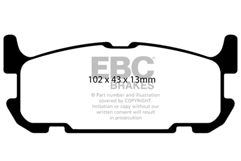 EBC 04-05 Mazda Miata MX5 1.8L Bluestuff Rear Brake Pads