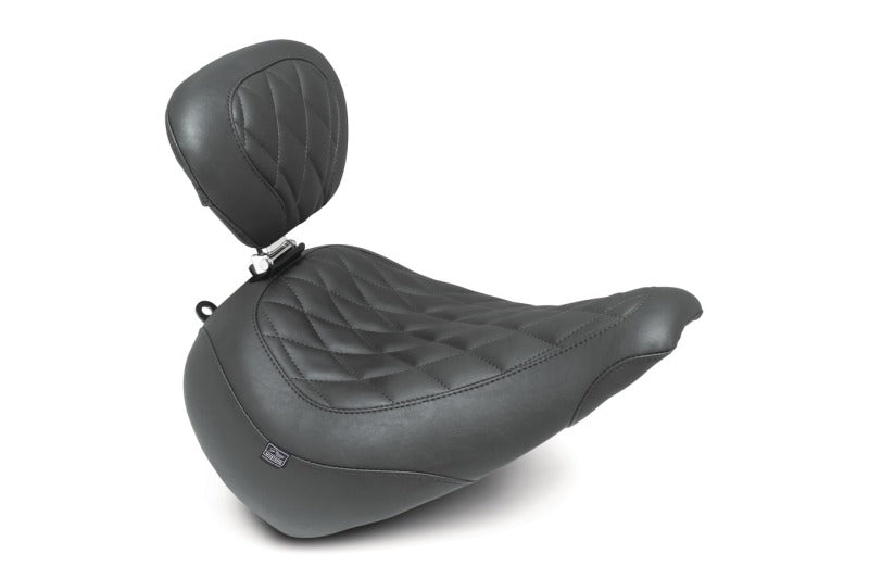 Mustang Motorcycle Mustang 23-25 Harley Breakout Wide Tripper Solo with backrest Black