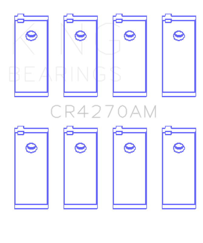 King Engine Bearings Fiat 1.2L/1.4L (Size STD) Rod Bearing Set
