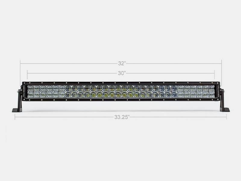 Cali Raised LED Cali Raised 32In Dual Row 5D Optic Osram Led Bar - Spot