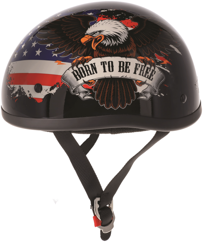 Bikers Choice Skid Lids Freedom Eagle Original Helmet - XS