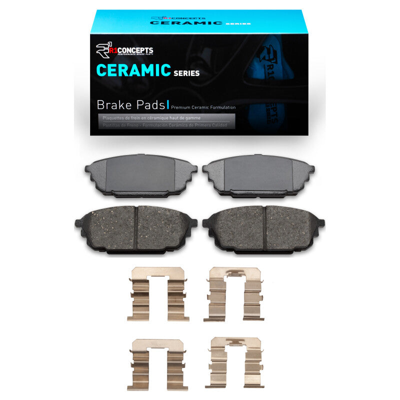 R1 Concepts R1 01-03 Mazda Protege Rear Ceramic Pads & Hardware Kit